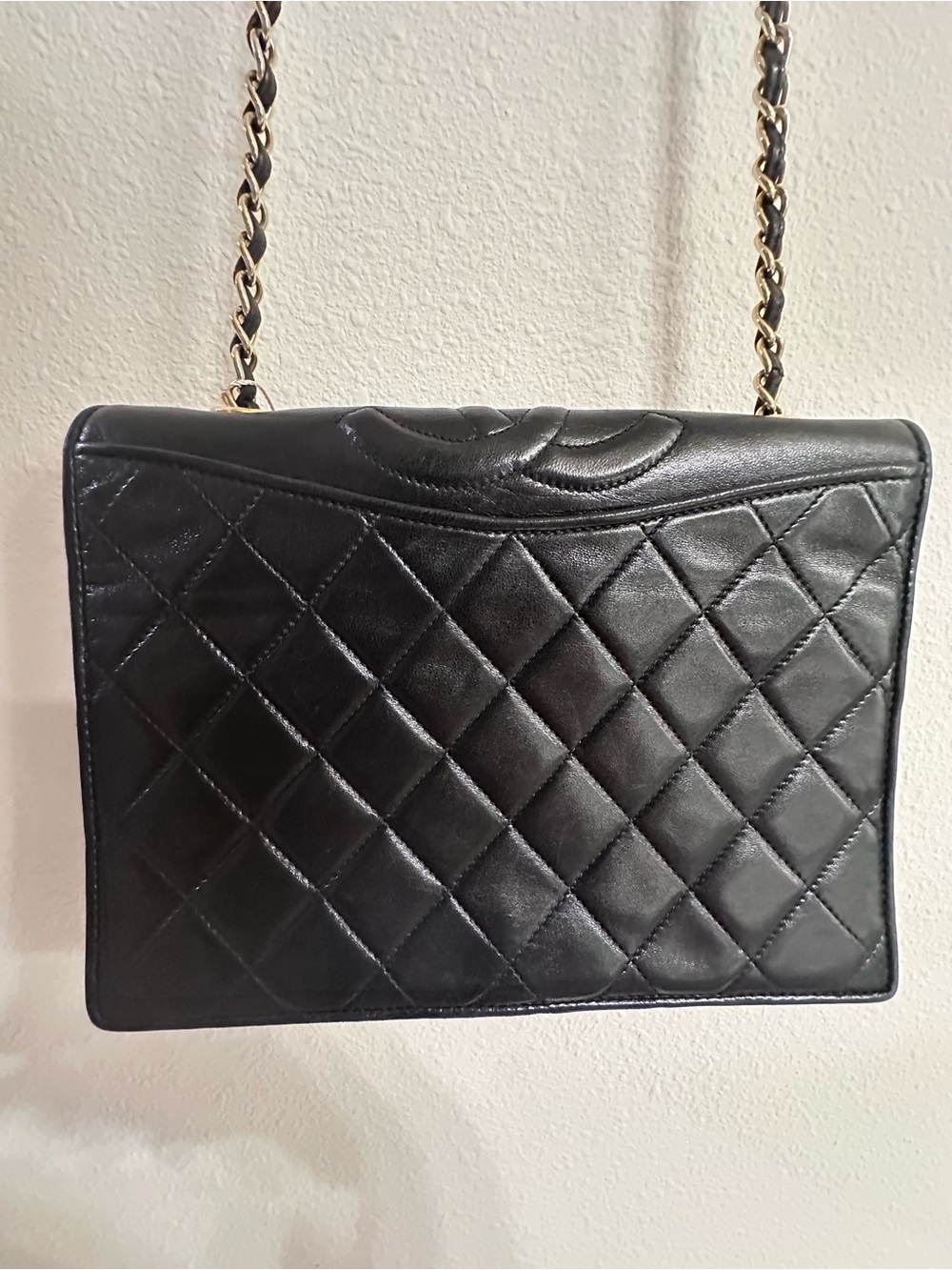 CHANEL Black Quilted Flap Shoulder Bag